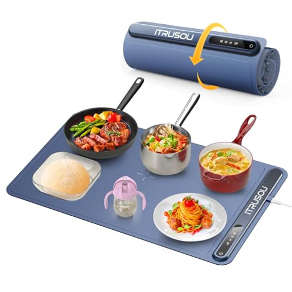 ITRUSOU BW601 Electric Warming Tray - Full Surface Heating, Portable, Silicone