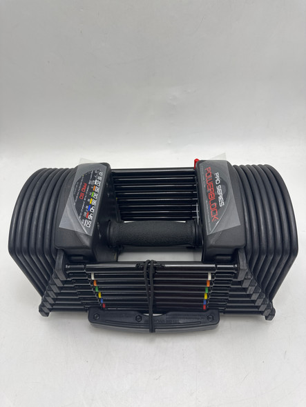 POWERBLOCK PRO 50 ADJUSTABLE DUMBBELL,1 SINGLE, 5-50 LB - BLACK