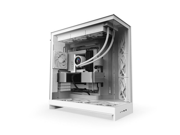 NZXT H9 Flow (2025) CM-H92FW-01 Large Dual-Chamber ATX Mid-Tower - White