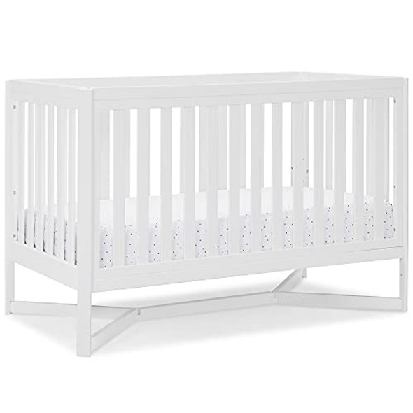 Delta Children Tribeca 4-in-1 Baby Convertible Crib | 6792-1360-GREY | Grey