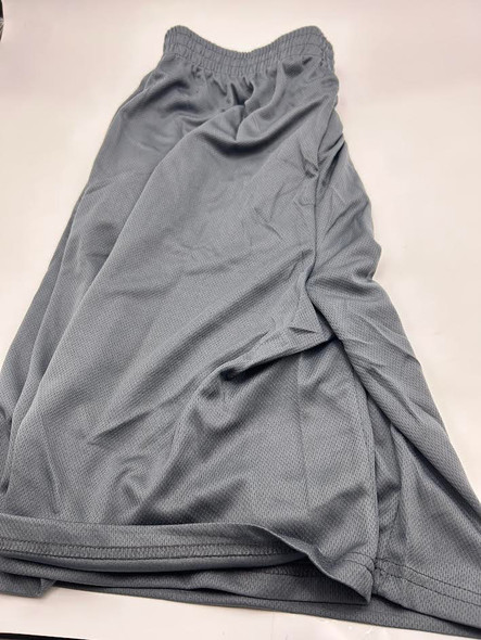 SQUARE METER MEN'S BASIC SOLID BREATHABLE SHORTS - SIZE: MEN 3XL - CHARCOAL New
