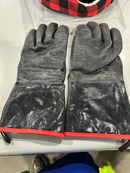 OUTDOOR MAGIC HEAT RESISTANT WATERPROOF OIL PROOF FIRE RESISTANT - BLACK/RED