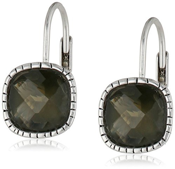 THE SAK CRYSTAL DROP EARINGS SE0040 - BLACK/SILVER New