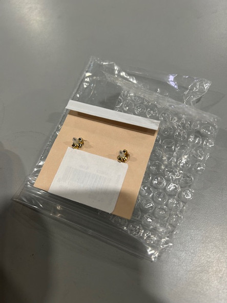 REBECCA MINKOFF GOLD EARINGS - GOLD New REBECCA MINKOFF GOLD EARINGS - GOLD New