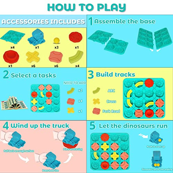 BEICHANGQU TOYS LOGICAL ROAD BUILDER 4 LEVELS 118+ SKILL-BUILDING CHALLENGES