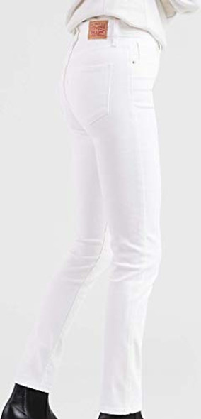 LEVI'S 721 HIGH RISE SKINNY WOMEN'S JEANS SOFT CLEAN WHITE SIZE 26X28 New