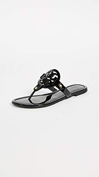 50008647 TORY BURCH WOMEN MILLER EMBELLISHED SANDALS BLACK PATENT SIZE 8.5 50008647 TORY BURCH WOMEN MILLER EMBELLISHED SANDALS BLACK PATENT SIZE 8.5