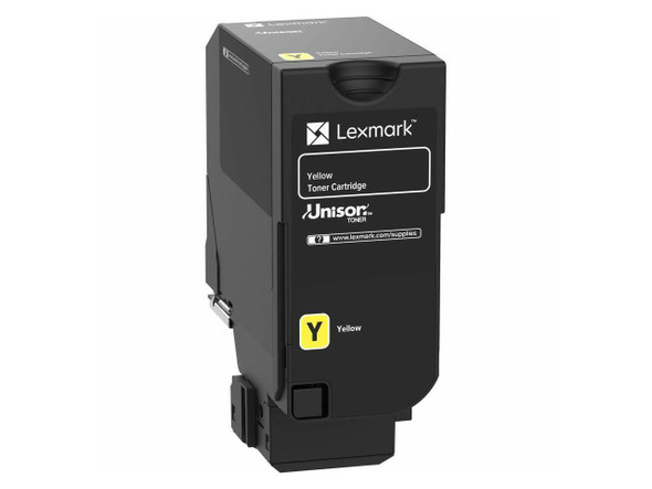 Lexmark Original Standard Yield Laser Toner Cartridge, Yellow 71C0HYG