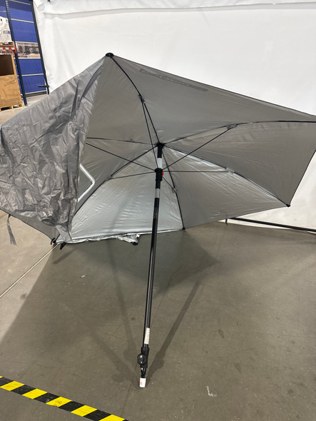 SPORT-BRELLA ULTRA SPF 50+ ANGLED SHADE CANOPY UMBRELLA - GRAY