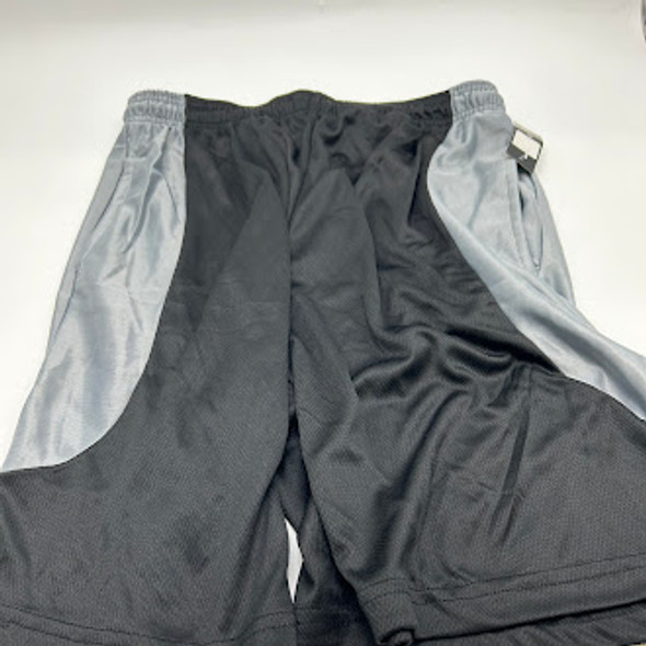 BLU ROCK BASKETBALL NEW YORK SHORTS - SIZE: MEN XL - BLACK/GRAY New