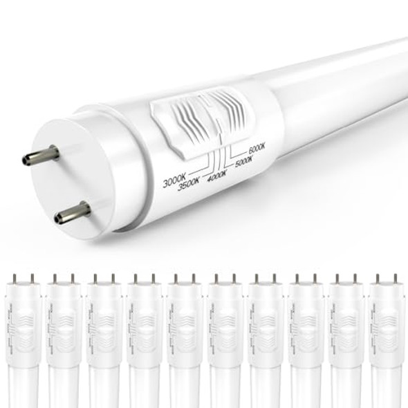 Sunco 10 Pack T8 LED Bulbs 4 Foot, LED Fluorescent Tube - 5 Pack
