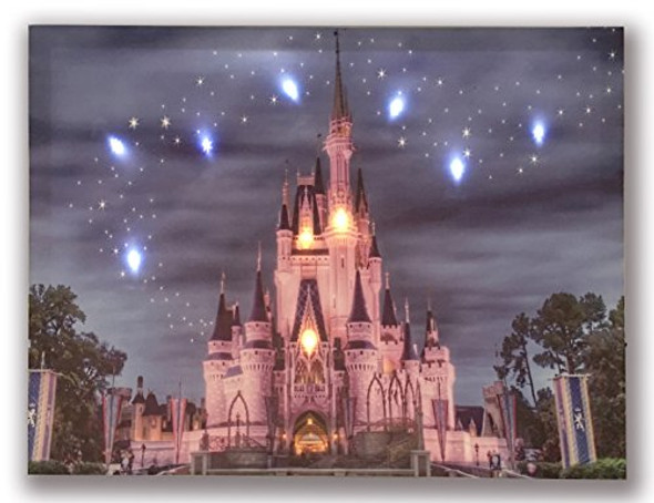 Hong Art- Lighted Canvas Prints with 9 LED Lights HA-17-CP-052 - Disney New