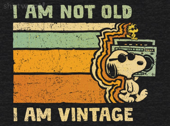 SHIRTWOOT! VINTAGE VIBES - SIZE: MEN M - CHARCOAL