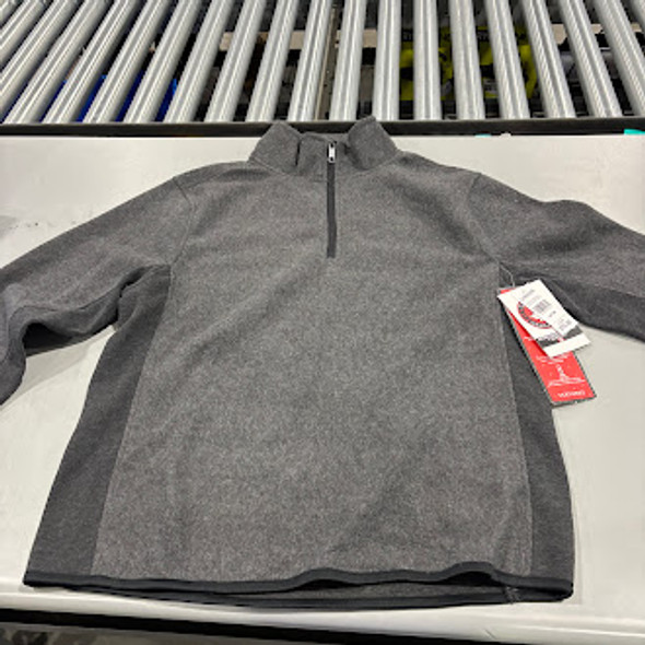 CANADA WEATHER GEAR PULLOVER 1/2 ZIP JACKET - SIZE: MEN M - CARBON HEATHER New