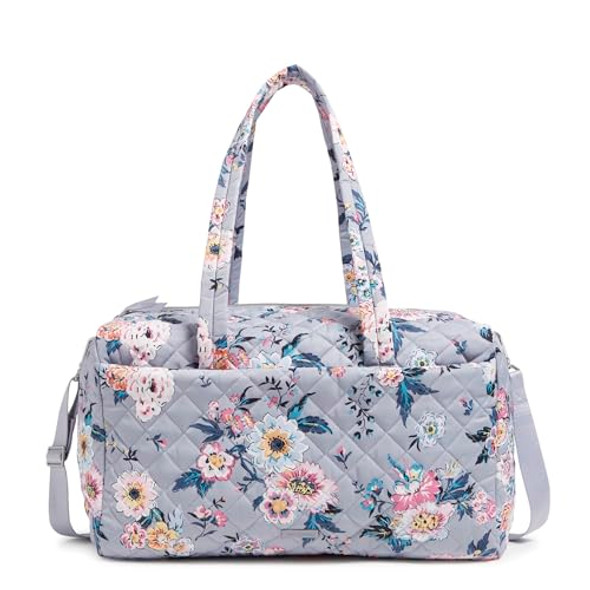 27295-18476 VERA BRADLEY TWILL LARGE TRAVEL DUFFLE BAG PARISIAN BOUQUET NOS