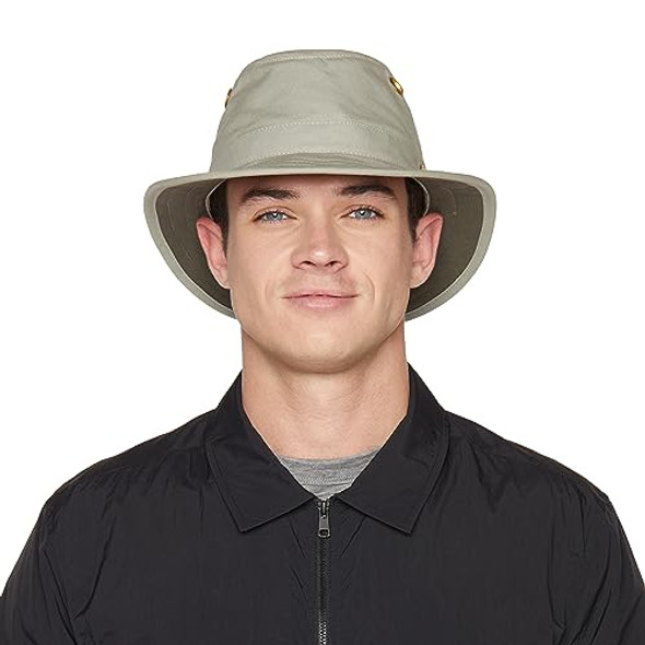 TILLEY T5 UNISEX COTTON DUCK HAT - SIZE: MEN XL WOMEN XL - KHAKI