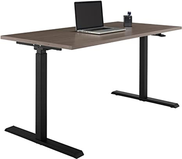 Realspace Magellan Pneumatic Height-Adjustable Standing Desk 60"W 119694 - Gray