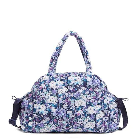 VERA BRADLEY WOMEN'S FEATHERWEIGHT TRAVEL BAG, ONE SIZE - ARTIST'S GARDEN PURPLE