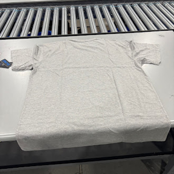 BLUE ICE STRETCH SHORT SLEEVE SHIRT - SIZE: MEN 2XL - HEATHER GRAY New