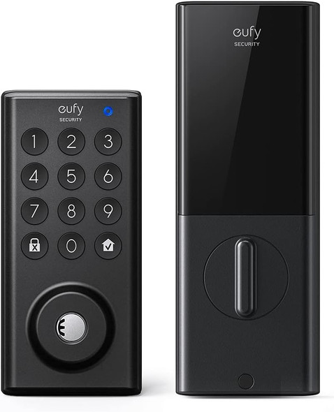 eufy Keyless Entry Door Lock Bluetooth Electronic Deadbolt T8500083 BLACK