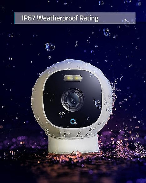 Eufy Security Outdoor Cam E220 All-in-One Outdoor Camera 2K T8441X - WHITE