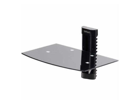 StarTech Floating Wall-Mounted AV Shelf, Adjustable Height Shelf For Under TV,