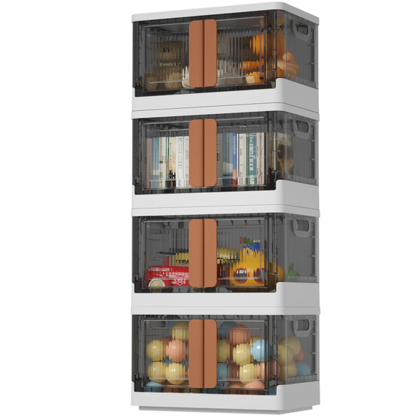 HAIXIN PLASTIC STORAGE CONTAINERS STACKABLE CLOSET ORGANIZERS AND STORAGE WHITE