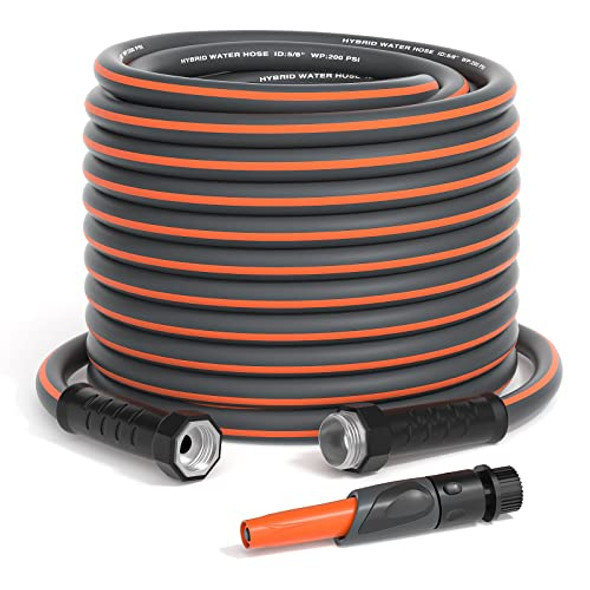 GREENER 100FT Tools Hybrid Garden Hose - Orange/Gray