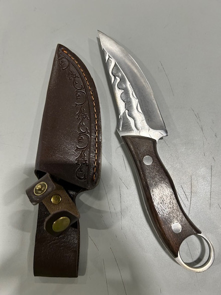 GENERIC STAINLESS STEEL BROWN VIKING KNIFE - BROWN