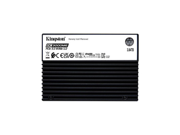 Kingston SEDC3000ME/3T8 DC3000ME 3.84 TB Solid State Drive - 2.5" Internal - U.2