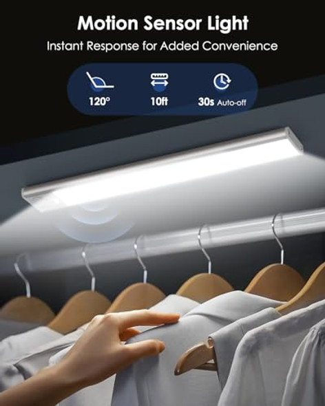 14in Under Cabinet Lighting, 3200mAh Rechargeable Battery Powered Closet Lights 14in Under Cabinet Lighting, 3200mAh Rechargeable Battery Powered Closet Lights