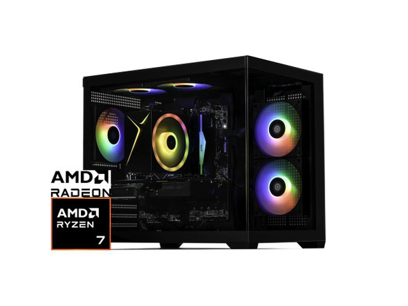 STORMCRAFT Gaming PC SIRIUS AMD Ryzen 7 7700 AMD Radeon RX 9060 XT 16GB - AI