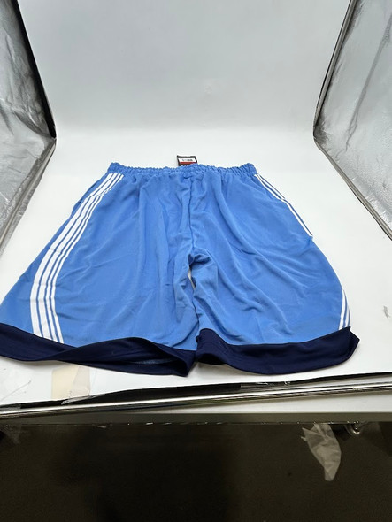 JUMPSTART WITH BASKETBALL SHORT ALONG DOUBLE WHITE STRIPE AND NAVY - SIZE: MEN L New
