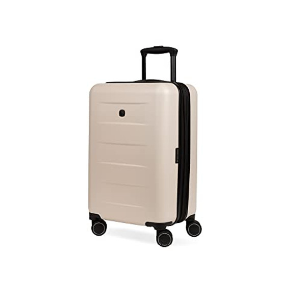SwissGear 8020 Eclipse Hardside Expandable Luggage with Spinner Wheels - Cream New