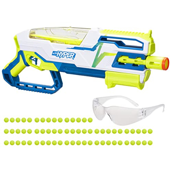 NERF HYPER BUNDLE, SIEGE-50 PUMP-ACTION BLASTER, UP TO 110 FPS VELOCITY - WHITE NERF HYPER BUNDLE, SIEGE-50 PUMP-ACTION BLASTER, UP TO 110 FPS VELOCITY - WHITE