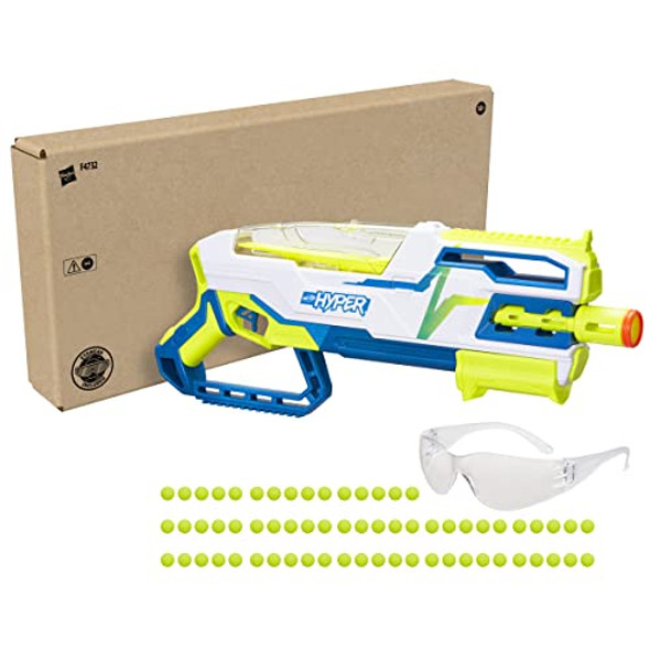 NERF HYPER BUNDLE, SIEGE-50 PUMP-ACTION BLASTER, UP TO 110 FPS VELOCITY - WHITE NERF HYPER BUNDLE, SIEGE-50 PUMP-ACTION BLASTER, UP TO 110 FPS VELOCITY - WHITE