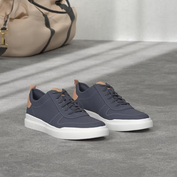C34716 COLE HAAN MEN'S GRANDPRØ CANVAS COURT Vintage Indigo/Natural Size 11