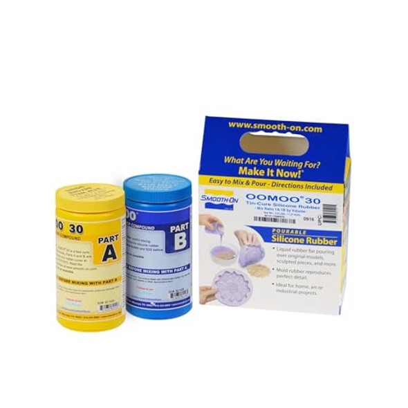 SMOOTH-ON OOMOO™ 30 TIN CURE SILICONE RUBBER EASY KIT PINT UNIT - LAVENDER New