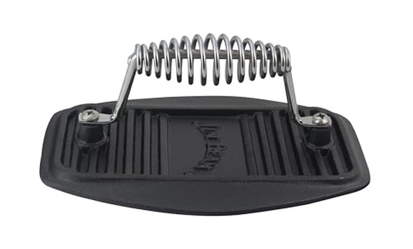 Jim Beam Stainless Steel Cast Iron Meat Press JB0177 - Black