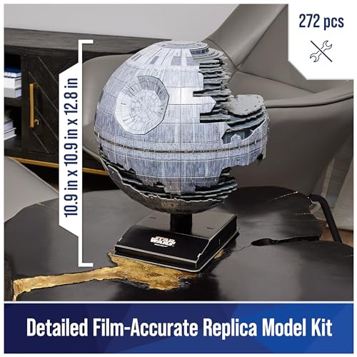 4D Build Star Wars Deluxe Death Star II Cardstock 3D Model Kit - Multicolor New