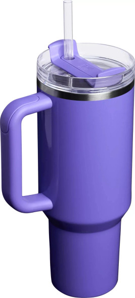 STANLEY QUENCHER H20 FLOWSTATE DHALIA SHIMMER TUMBLER 40 OZ - PURPLE