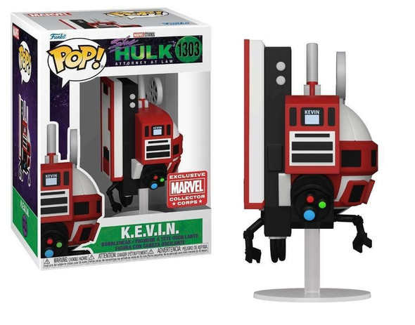 FUNKO POP SHE HULK K.E.V.I.N #1303 COLLECTOR CORPS EXCLUSIVE RED/BLACK/WHITE New FUNKO POP SHE HULK K.E.V.I.N #1303 COLLECTOR CORPS EXCLUSIVE RED/BLACK/WHITE New