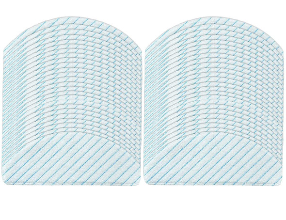 ELECTROPAN 50PCS REPLACEMENT DEEBOT T8 WASHABLE REUSABLE MOP PADS