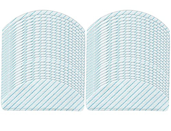 ELECTROPAN 50PCS REPLACEMENT DEEBOT T8 WASHABLE REUSABLE MOP PADS