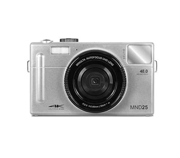 MINOLTA 48MP AUTOFOCUS DIGITAL CAMERA WITH SELFIE MIRROR 4K ULTRA HD VIDEO MINOLTA 48MP AUTOFOCUS DIGITAL CAMERA WITH SELFIE MIRROR 4K ULTRA HD VIDEO