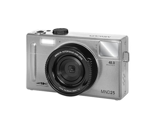 MINOLTA 48MP AUTOFOCUS DIGITAL CAMERA WITH SELFIE MIRROR 4K ULTRA HD VIDEO MINOLTA 48MP AUTOFOCUS DIGITAL CAMERA WITH SELFIE MIRROR 4K ULTRA HD VIDEO