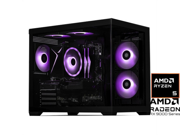 STORMCRAFT Gaming PC SIRIUS AMD Ryzen 5 8400F AMD Radeon RX 9060 XT 16GB - AI
