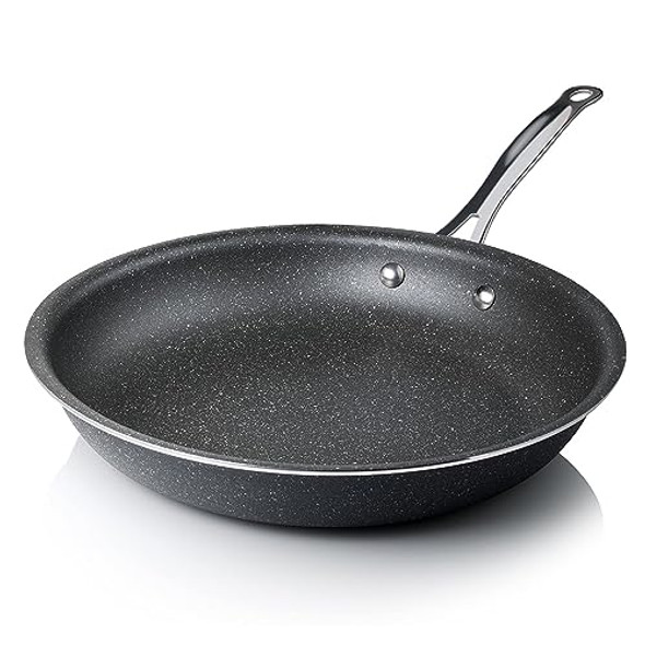 GRANITESTONE 11" Non-Stick Frying Pan with Mineral/Diamond Coating - Black