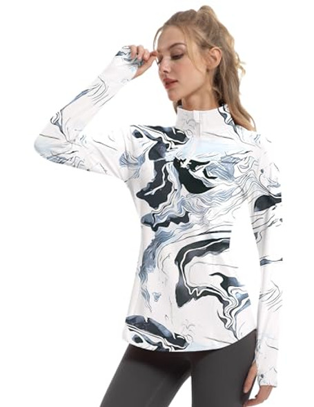 FKEEP WOMEN'S SUN SHIRTS LONG SLEEVE UPF 50+ QUICK DRY - SIZE: WOMEN S - INKWASH New