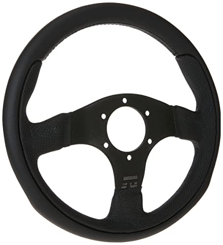 MOMO TEA30BK0B TEAM 300 MM LEATHER STEERING WHEEL - BLACK
